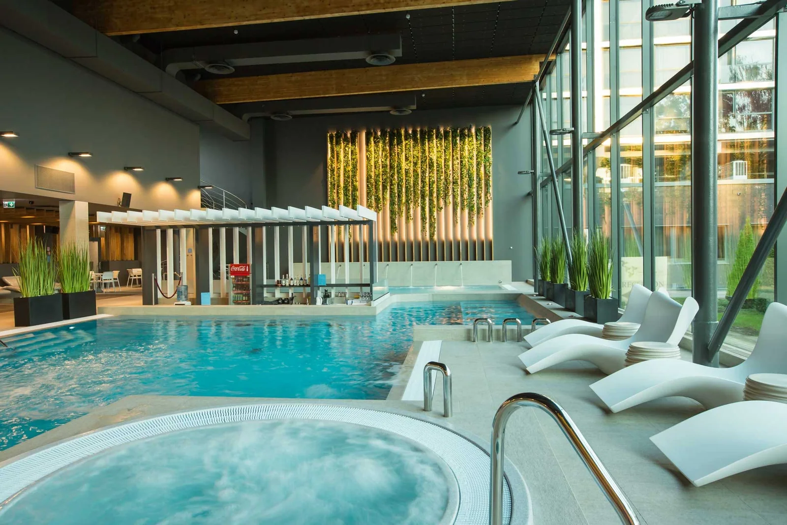 Basseng og wellnessområde på Hotel Jurmala Spa