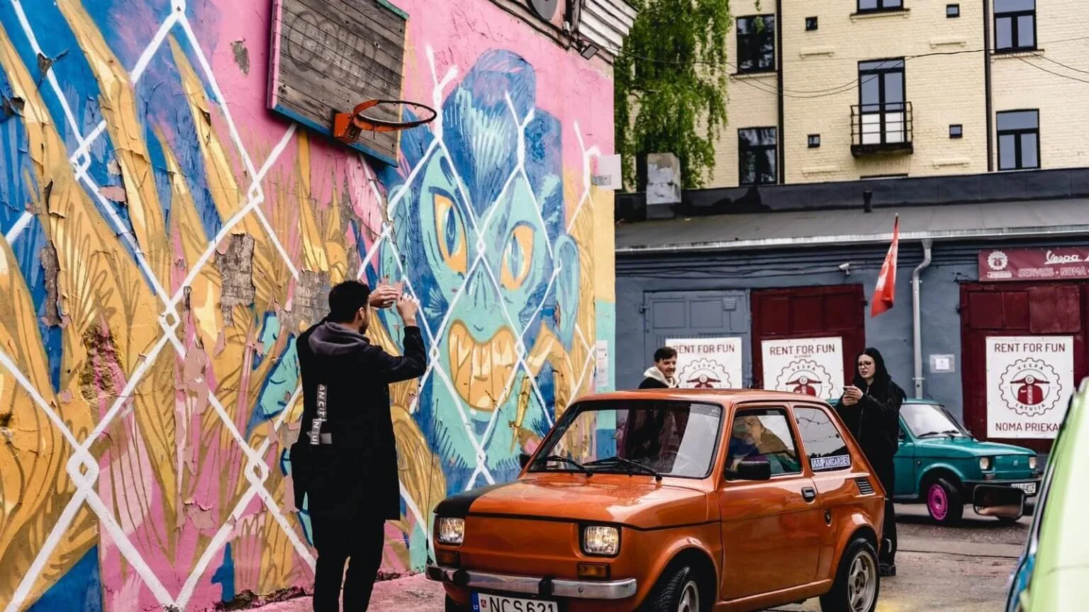 Fiat 126 Challenge i Riga