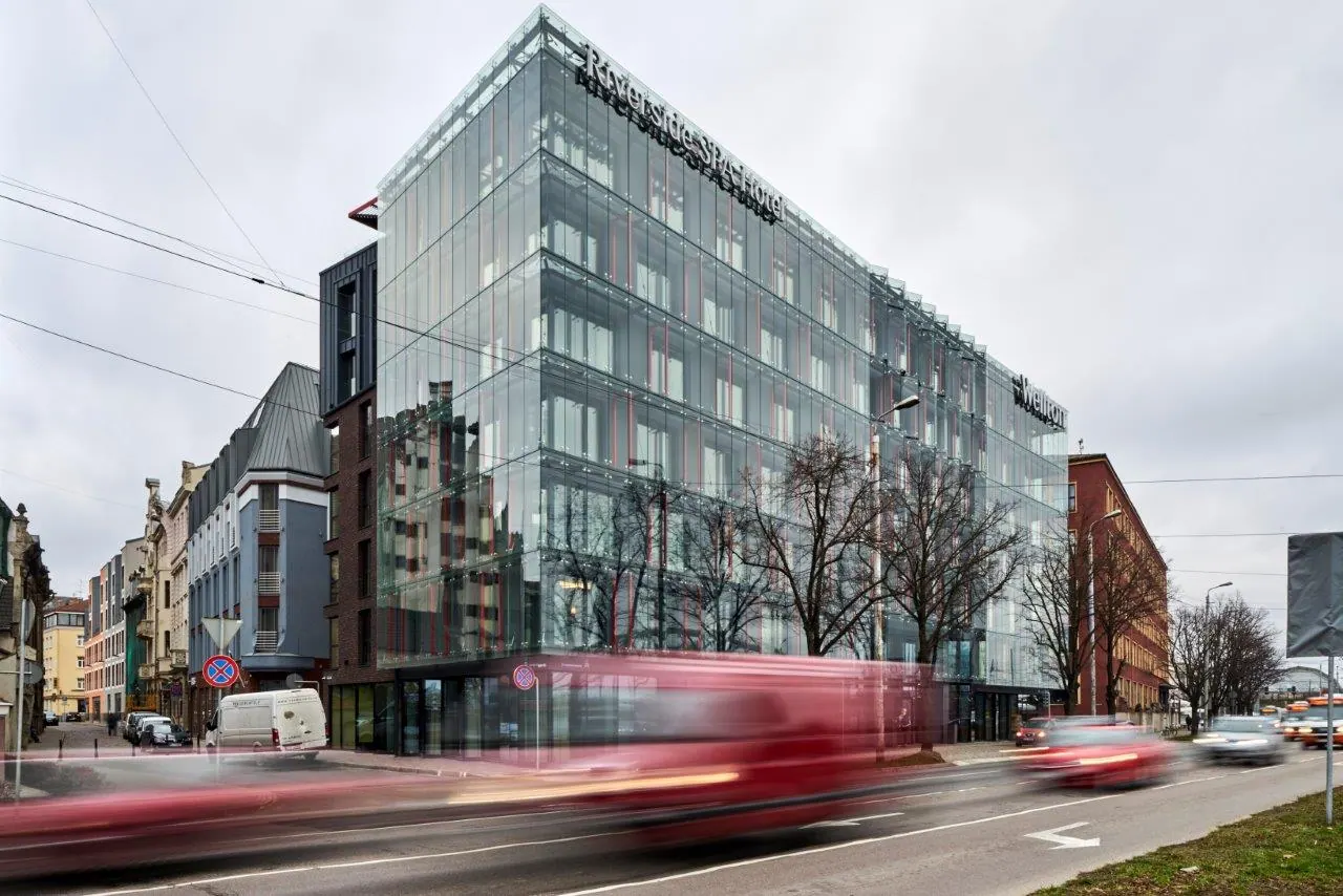 Wellton Riverside SPA Hotel i gamlebyen i Riga