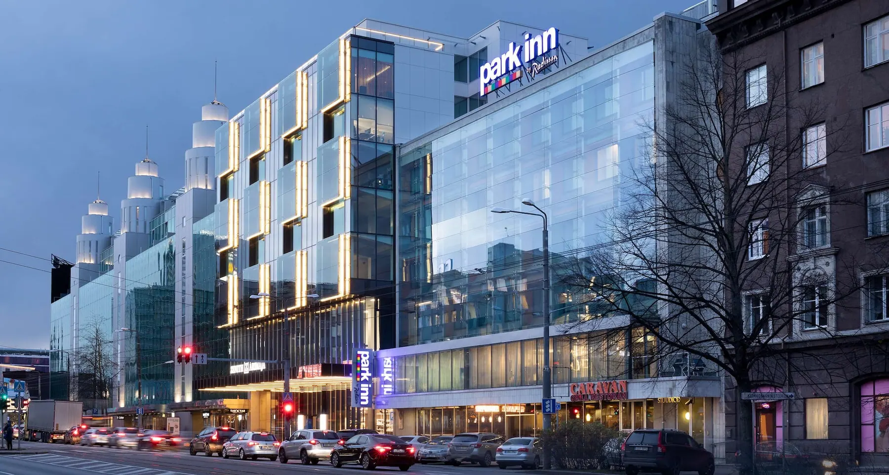 Park Inn by Radisson Central Tallinn sett utenfra